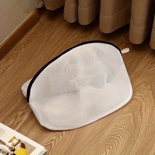 Yellow Shoe Washing Machine Bag for Washer & Dryer - Soft Chenille Laundry Bag with Noise Reduction, Oval Zipper Design & Rich Fluff Lining, Durable Polyester for Sneakers & Most Footwear, Laundry Wash Bag, Sneaker Cleaner, Noise Reduction Material, Footwear Care, Sneaker Enthusiasts, Laundry Bags - Image 9