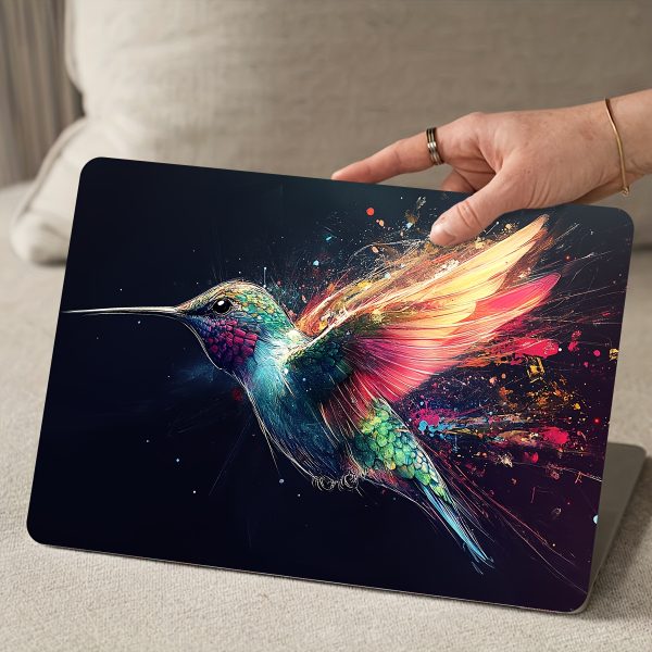 Vinyl Laptop Case Hummingbird Sticker, 2pcs/set, Scratch-Proof DIY Art Protective Case, Suitable for Laptop - Easy to Paste and Durable Design Suitable for Laptop, Car, Helmet, Motorcycle, Refrigerator Decoratio - Image 8