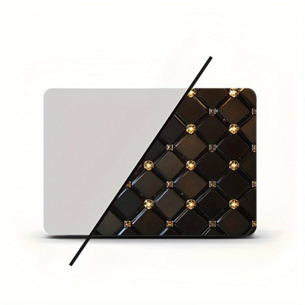 3pcs, 1 spare, No need to worry about peeling off, PVC laptop Light Beige, 38.86x26.92 cm, scratch-resistant and self-adhesive, suitable for 30.48-39.62 cm laptops - DIY customizable with Shiny Golden Theme Design - Image 8