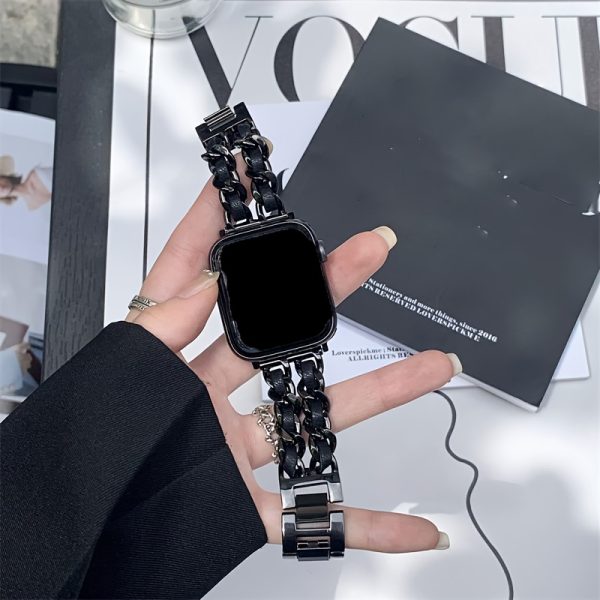 BIIFAKOO new small fragrance style metal stitched ten generations available compatible 38mm 40mm 41mm 42mm 44mm 45mm 46mm 49mm suitable for Ultra Series 10 9 8 7 7 SE 6 5 4 3 5 4 4 3 2 1 - Image 22
