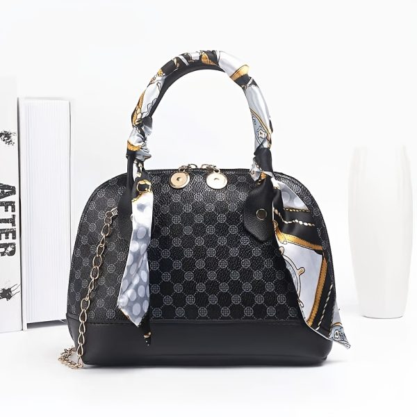 New Women'S Light Luxury Printed Shell Bag, Large Capacity Handbag, Fashionable and Versatile Shoulder Crossbody Bag - Image 6