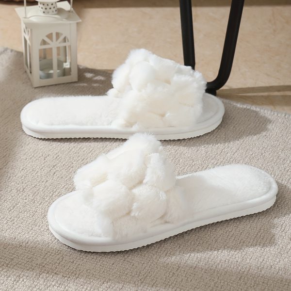 Women'S Casual Plush Slippers for Autumn And Winter, Open-Toe Indoor Floor Slippers That Are Non-Slip, Comfortable, Breathable, And Suitable for All Seasons. - Image 13