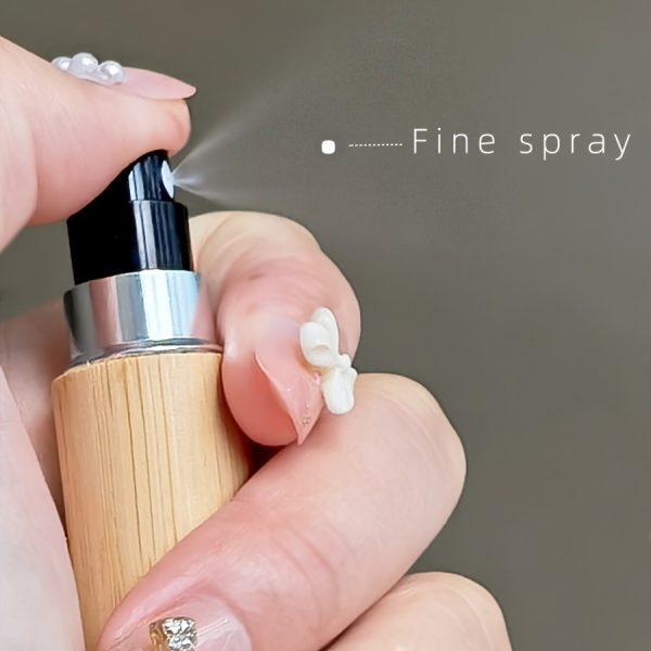 1/2pcs Bamboo Shell Perfume Atomizer, Refillable Spray Bottle, 5ml & 8ml Portable Mini Empty Bottles, Luxury Pocket-Sized Fragrance Dispenser With Visible Window, Bottom-Fill Design For Travel & Outdoors - Image 8