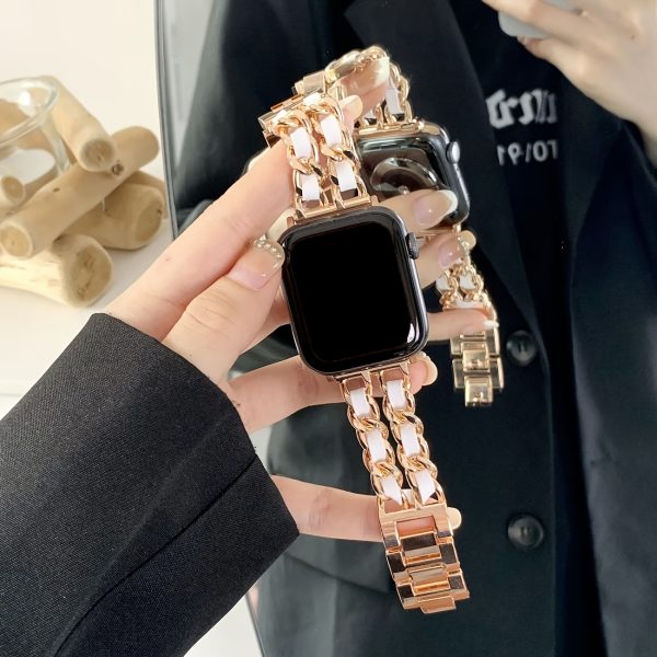 BIIFAKOO new small fragrance style metal stitched ten generations available compatible 38mm 40mm 41mm 42mm 44mm 45mm 46mm 49mm suitable for Ultra Series 10 9 8 7 7 SE 6 5 4 3 5 4 4 3 2 1 - Image 20