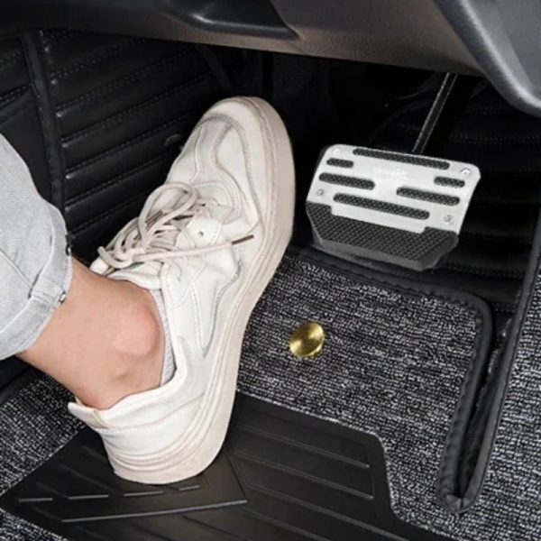 Red Non-Slip Car Pedals - Durable ABS Gas & Brake Mats for Manual/Automatic Transmission, Anti-Slip Feature, Perfect for Sports Cars, Sports Car Accessories | Ergonomic Design | Durable Car Mats - Image 10