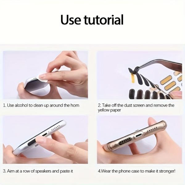 Dustproof Mesh Universal Phone Speaker - 10Pcs/20Pcs Perfect Gift for Mobile Phones - Image 8