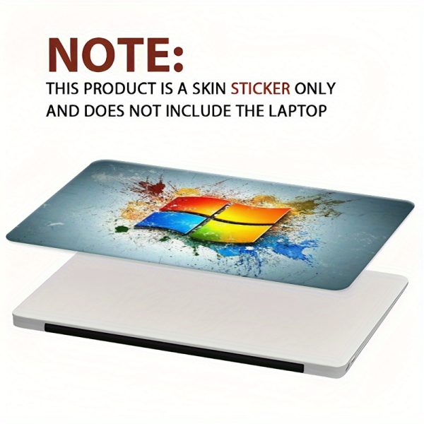 3pcs, 1pc Spare, No Need to Worry About Peeling Off, PVC Material Suitable for Various Models Of Computers Scratch-resistant Durable Easy-to-remove Decorative High-Quality Window 98 Retro Theme Laptop Stickers - Image 7