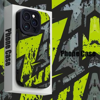 Green Graffiti Phone Case for iPhone 15/15Plus/15Pro/15ProMax, iPhone 14/14Plus/14Pro/14ProMax, iPhone 13/13Pro/13ProMax, iPhone 12/12Pro/12ProMax, iPhone 11/11/11Pro Max/iPhone 7/8/iPhone x/xs, Dirt-resistant, High-looking, Popular