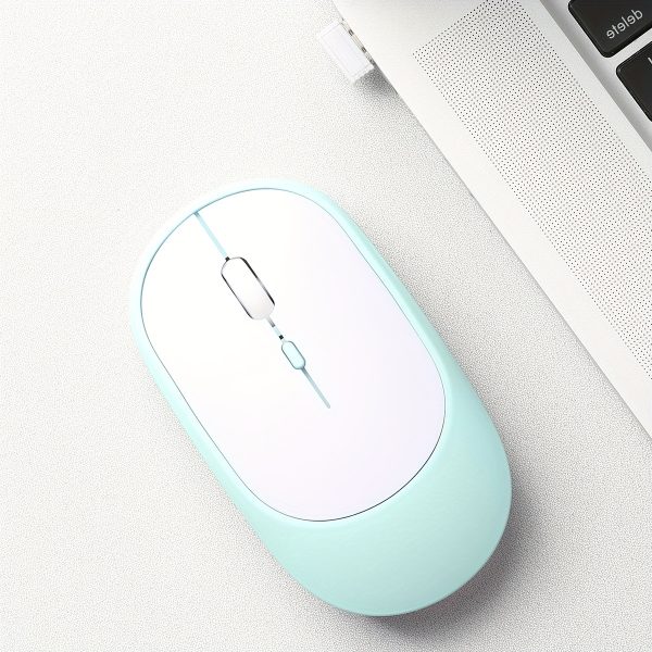 2.4G&Wireless Dual Mode Mouse Portable Rechargeable Wireless Computer Mouse Ergonomic Office Mice For Macbook PC Computer Notebook Tablet Laptop Accessories - Image 5