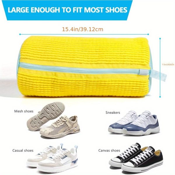 Sturdy Washing Machine Bag for Shoes of Every Kind - Features a Zipper Closure And a Soft, Protective Interior, Perfect for Sneakers And Everyday Footwear, Laundry Wash Bag, Ideal for Mother'S Day, Laundry Bags - Image 7