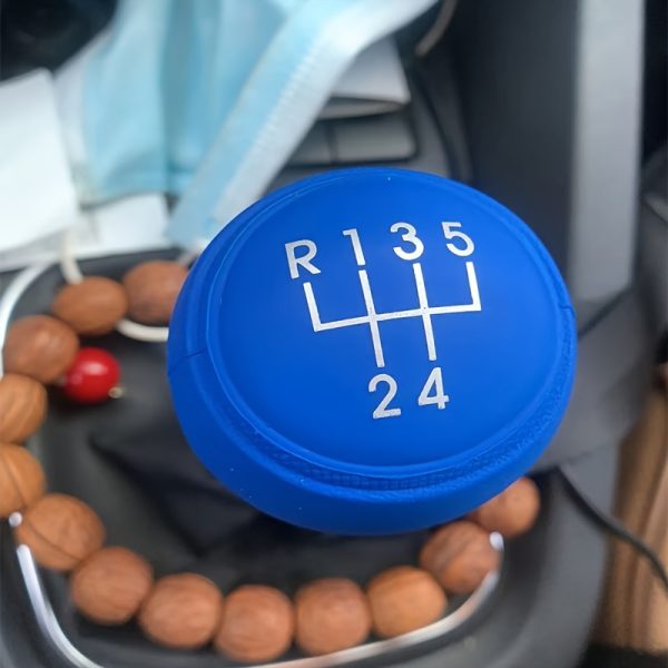Silicone Gear Shift Knob Cover - Car Gear Stick Shifter Sleeve Protector, 1pc, Available in Beige, Gray, Blue, Red, Black, Gear Shifters for Car - Image 4