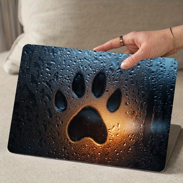 Vinyl Notebook Computer Case with Paw Print Stickers, 2pcs/Set, Scratch-Proof DIY Art Protective Case for Notebooks - Easy to Paste and Durable Design Suitable for Notebooks - Image 8