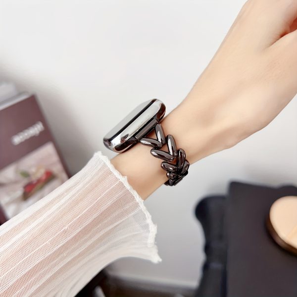 Fashion V-shaped Stainless Steel Smartwatch Strap For Apple Watch SE10/9/8/7/6/5/4/3/2/1, Women's Replacement Bracelet Strap - Image 7