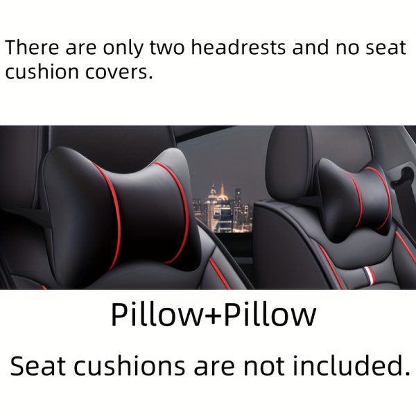 5-Seat Car Seat Cover Set, Ice Fabric + PU Material, Suitable for All Seasons, Sponge Filling, Easy to Maintain, Full Protection - Image 19