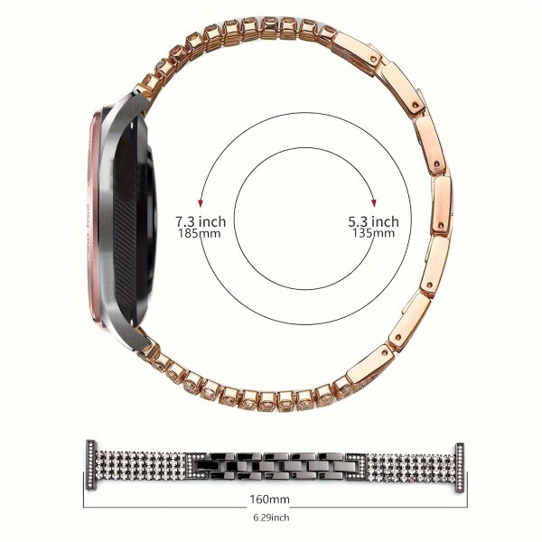 BIIFAKOO Compatible for iwatch Latest Era New Sparkling Rhinestone Bracelet Wristband 38mm 40mm 41mm 42mm 44mm 45mm 49mm Women'S Series Ultra 9/8/7/6/5/4/3/2/1/SE - Image 2