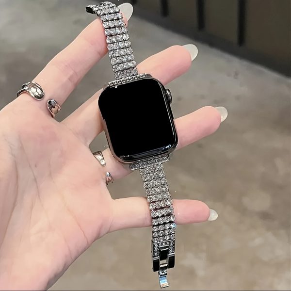 BIIFAKOO Compatible for iwatch Latest Era New Sparkling Rhinestone Bracelet Wristband 38mm 40mm 41mm 42mm 44mm 45mm 49mm Women'S Series Ultra 9/8/7/6/5/4/3/2/1/SE - Image 20