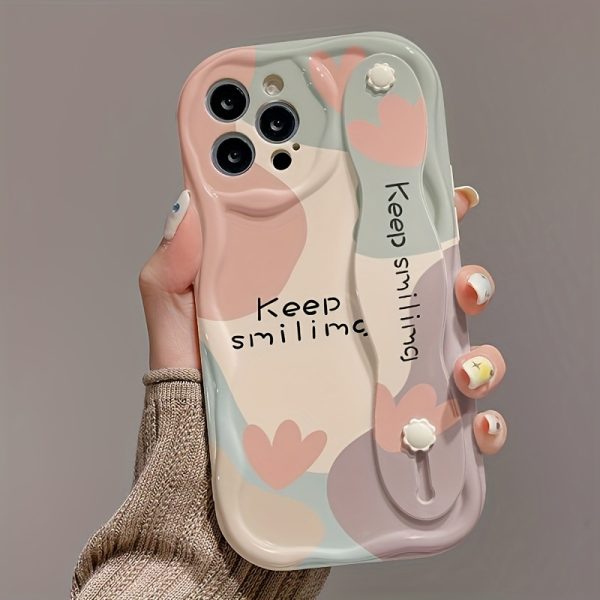 A Minimalist White Cream Shell for Wristband Phone Cases, Featuring a Simple Design And Shock Protection. It'S a Perfect Choice for Spring And Summer, Compatible with Models 16/16Plus/16Pro/16Promax/15/15Plus/15Promax/14/14Plus/14Pro/14Promax, 13/13Pro/13Promax, 12/12Pro/12Promax, And 11/11Pro Max.