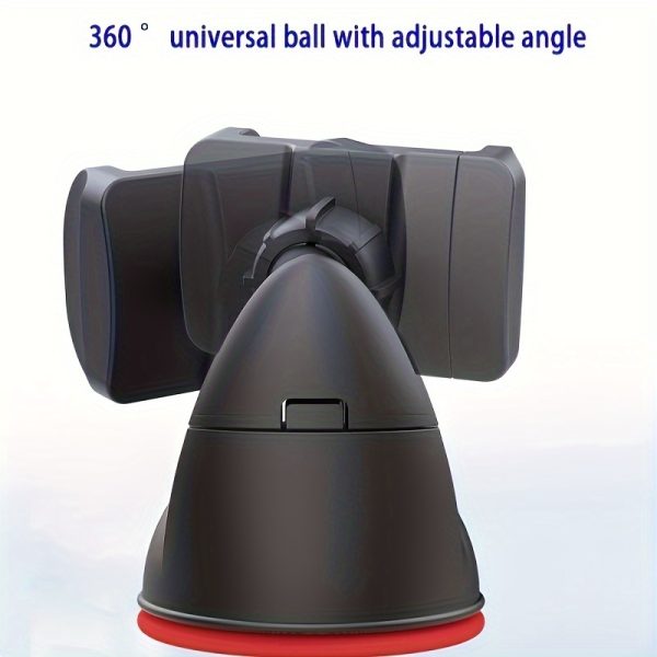 Adjustable Car Phone Holder with Rotatable Dashboard Mount, Universal 5-7 Inch Smartphone Compatibility, Strong Suction Cup, ABS Material, Waterproof, Hands-Free with Easy Installation for Car - Image 8