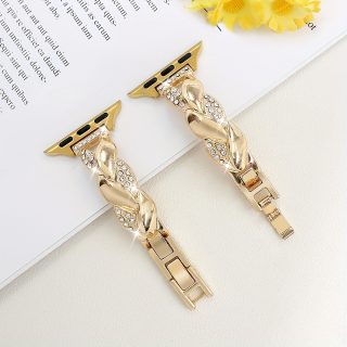 1pc Elegant Zodiac Sign Zinc Alloy Bracelet for Women - Sparkling Rhinestone Design, Adjustable Deploy Clasp, Perfect for Apple Watch (38mm-49mm), Ideal Gift for Parties, Nightclubs, Weddings, and Daily Wear, Party Accessory|Zodiac Themed|Adjustable Bracelet