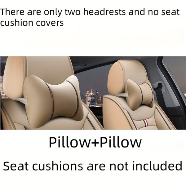 5-Seat Car Seat Cover Set, Ice Fabric + PU Material, Suitable for All Seasons, Sponge Filling, Easy to Maintain, Full Protection - Image 17