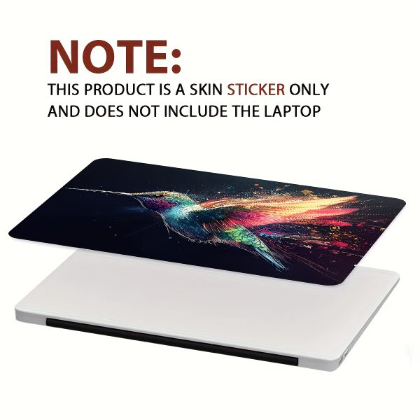 Vinyl Laptop Case Hummingbird Sticker, 2pcs/set, Scratch-Proof DIY Art Protective Case, Suitable for Laptop - Easy to Paste and Durable Design Suitable for Laptop, Car, Helmet, Motorcycle, Refrigerator Decoratio - Image 6