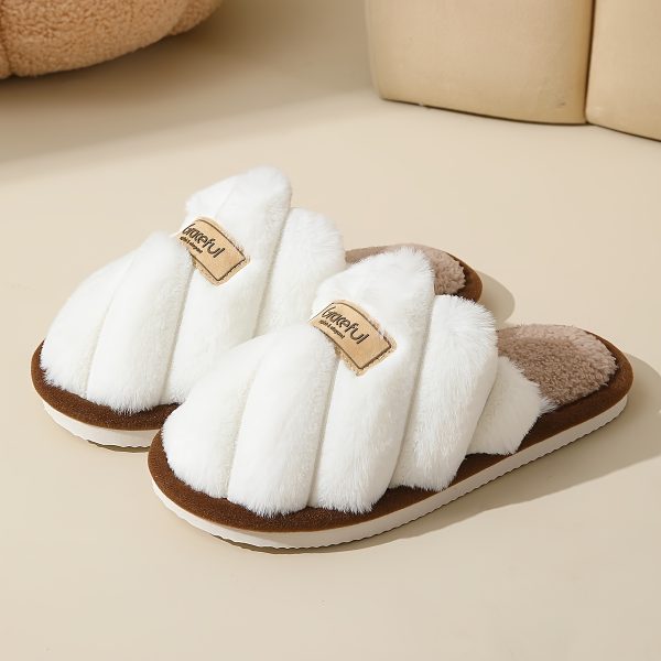 Winter Women's Anti-slip Warm Slippers Home Indoor Comfortable Couple Slippers women - Image 4