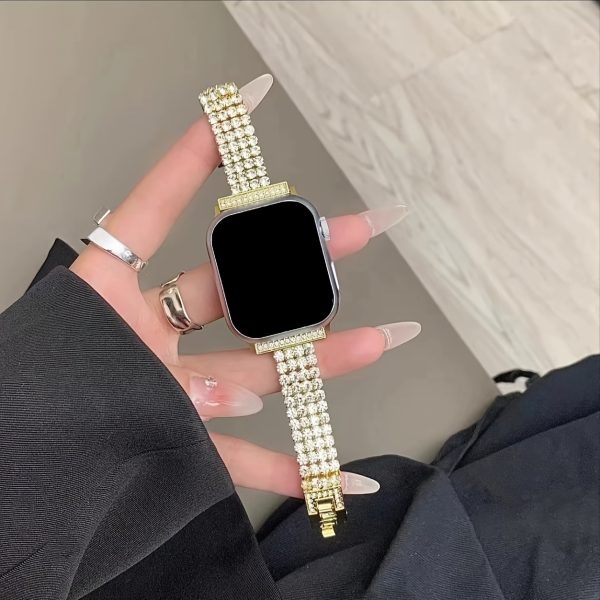 BIIFAKOO Compatible for iwatch Latest Era New Sparkling Rhinestone Bracelet Wristband 38mm 40mm 41mm 42mm 44mm 45mm 49mm Women'S Series Ultra 9/8/7/6/5/4/3/2/1/SE - Image 15