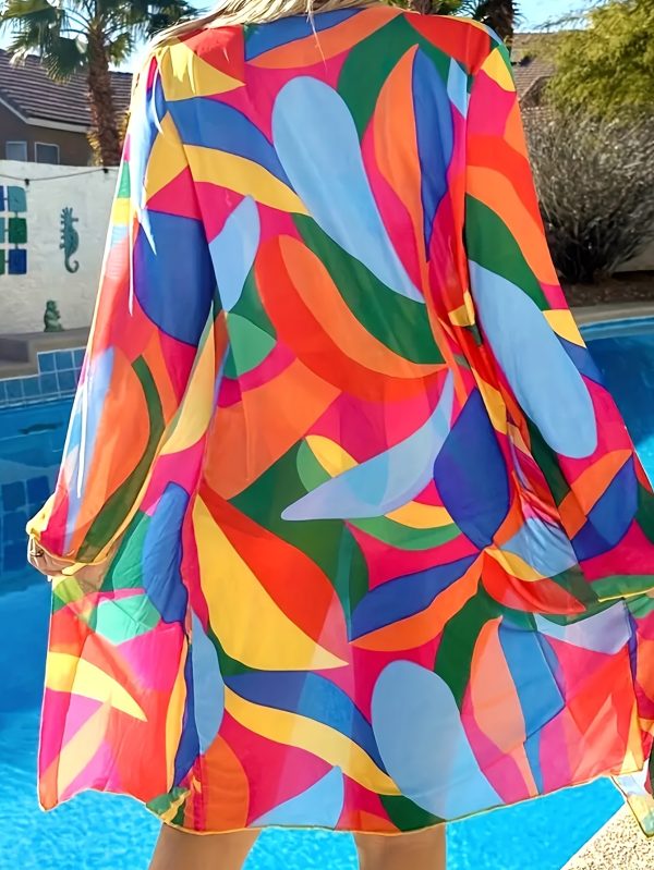 New Three-piece Set Sheer Swimwear for Women for Hot Spring Resort - Image 2