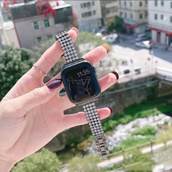 BIIFAKOO Compatible for iwatch Latest Era New Sparkling Rhinestone Bracelet Wristband 38mm 40mm 41mm 42mm 44mm 45mm 49mm Women'S Series Ultra 9/8/7/6/5/4/3/2/1/SE - Image 13