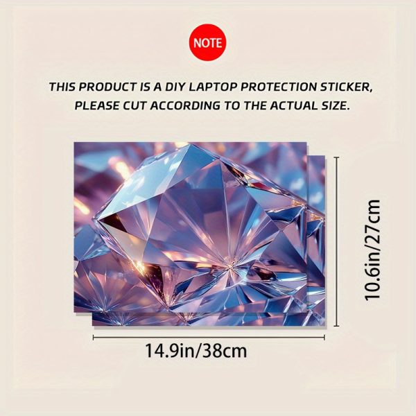 3pcs, 1 spare, no need to worry about peeling off, easy installation and removal shiny Golden theme laptop stickers, vinyl notebook Light Beige decals - Image 6