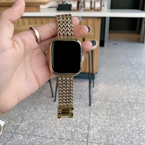 Stainless Steel Love Woven Watch Band S10 Can Be Used Compatible with 38mm 40mm 41mm 42mm 44mm 45mm 49mm Creative Summer Ins Breathable Suitable for Series 10 9 8 7 6 5 4 3 2 1 SE/Ultra Christmas Valentine'S Day Perfect Gift - Image 16