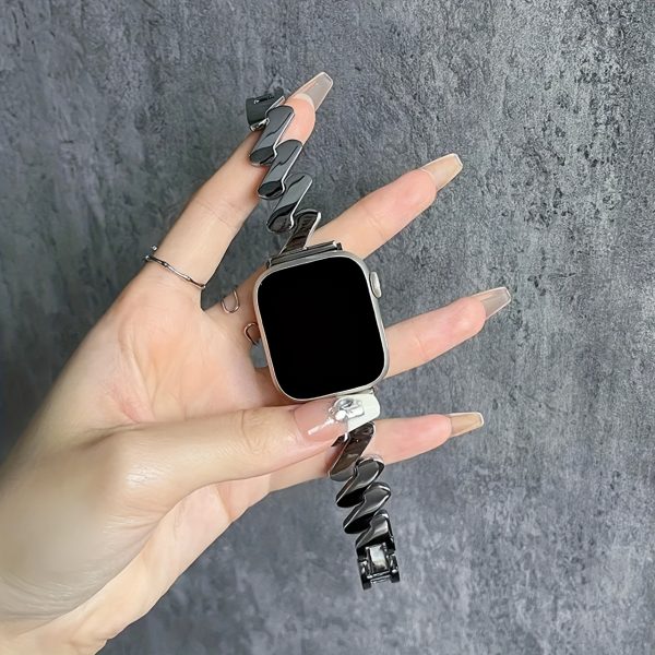 Use BIIFAKOO-Z Alphabet Strap Compatible with S10 Generation iWatch Suitable for Ultra Series 10 9 8 7 SE 6 5 4 3 2 1 38mm 40mm 41mm 42mm 44mm 45mm 46mm 49mm - Image 3