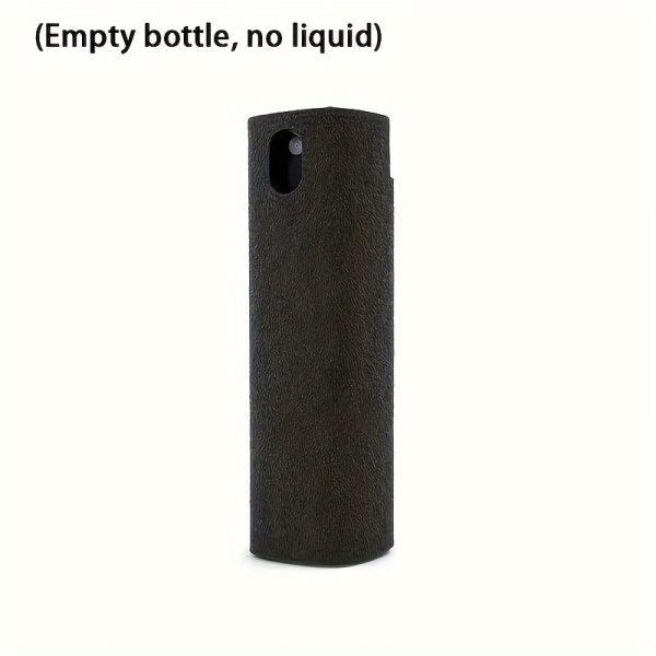 2in 1 Ultrafine Fiber Spray Bottle with Spray Nozzle & Cleaning Cloth - Durable Gray Design for Phone, Computer, Glasses, and More - Perfect for Home, Dorm, or School Use (Empty Bottle Only) - Image 3