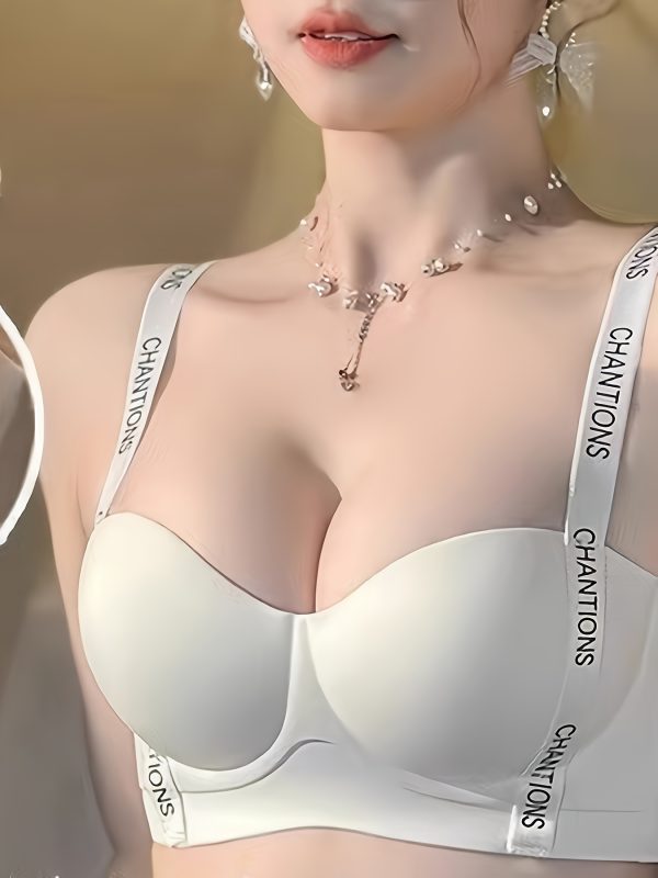 Women's Seamless Push-Up Bra with Full Coverage & Anti-Sagging Design - No Underwire, Adjustable Straps, Nylon/Elastane Blend, Sexy Contrast Color for Everyday Comfort, Everyday Comfort Bra | Underwirefree Comfort | Adjustable Straps Bra - Image 9