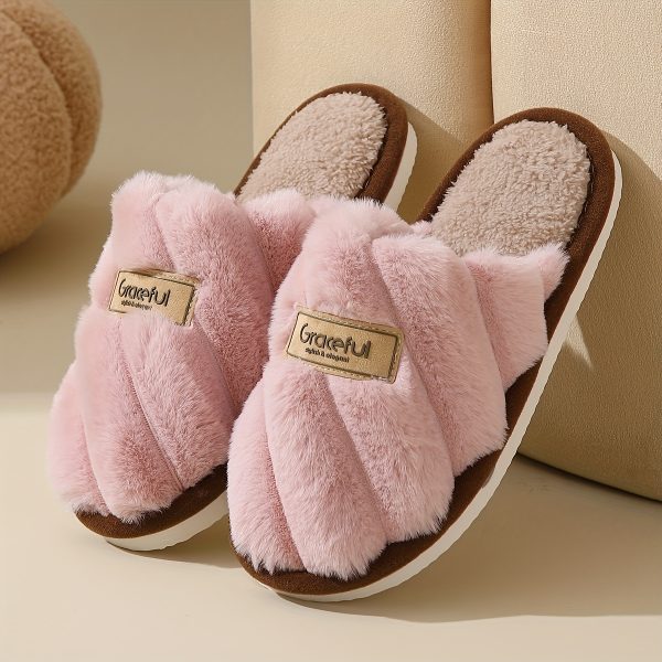 Winter Women's Anti-slip Warm Slippers Home Indoor Comfortable Couple Slippers women - Image 14