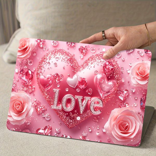 Pack of 2 Love Rose Laptop Art Decal Protective Cases, Universal Netbook Light Beige Stickers Non-Duplicate Use Field Notebook Computer Light Beige Sticker Decals Waterproof and Scratch Resistant - Waterproof, Anti-scratch, Suitable for Laptops, Cars - Image 8