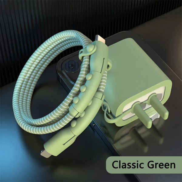 Durable Silicone Protective Case for 20W Charger Practical Dustproof Silicone Anti-bend Charger Case for Apple Series 18W & 20W Silicone Charger Case - Image 5