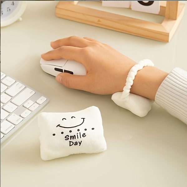 Ergonomic Memory Foam Wrist Rest with "Happy Day" Design - Comfortable & Lightweight Mouse Pad for Office, Laptops, Macs | Easy Typing Support, Sponge Pillow, Keyboard Compatible, Office Desk Accessory | Cheerful Workspace | Lightweight Wrist Support, Wrist Support Pad - Image 5
