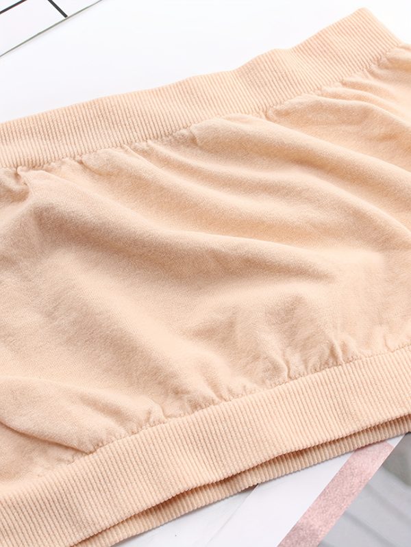 Pack of 3 High Elastic Seamless One-Word Camisole Breathable Bottoming Anti-Slip Camisole - Image 6