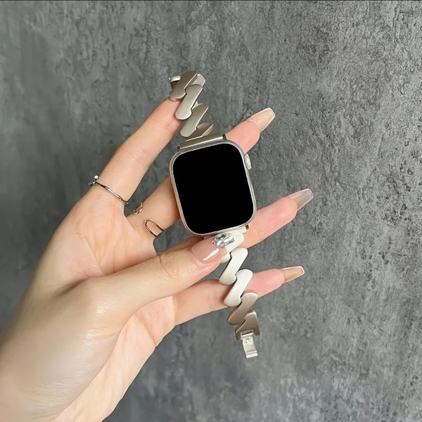 Use BIIFAKOO-Z Alphabet Strap Compatible with S10 Generation iWatch Suitable for Ultra Series 10 9 8 7 SE 6 5 4 3 2 1 38mm 40mm 41mm 42mm 44mm 45mm 46mm 49mm - Image 2