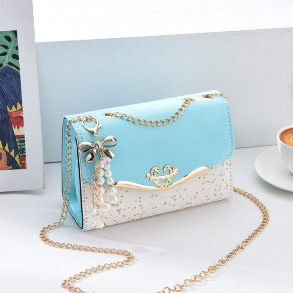 Fashionable New Women'S Shoulder Bag. This One Is a Crossbody Bag with Six Color Options to Choose From. It Is Fashionable Bohemian Beige PU Crossbody Bag with Tassel Charm - City Style Flip-Top Shoulder Bag with Metal Chain And, Lightweight And Convenient, Suitable for Shopping, Office, College, Travel - Women, Occasions, Lovers' Ideal Gift for Valentine'S Da - Image 18