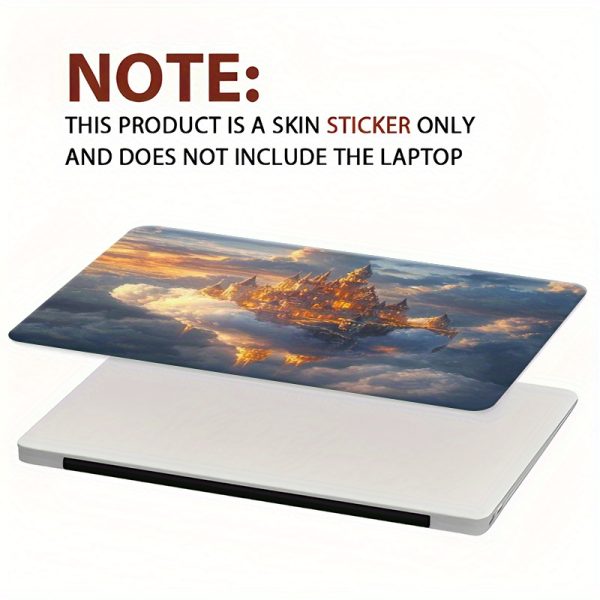 3pcs, 1 spare, No need to worry about peeling off, PVC laptop Light Beige, easy-to-apply sticker, Suitable for 12-15.6-inch laptops - Theme - Image 7
