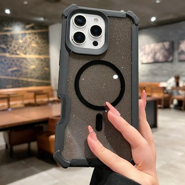 Glamorous Glitter Phone Case with Ultra - Strong Edge Protection & Powerful Magnetic Wireless Charging. for iPhone 16, 15, 14, 13, 12, 11 (Including Pro, Pro Max, Plus) - Image 6