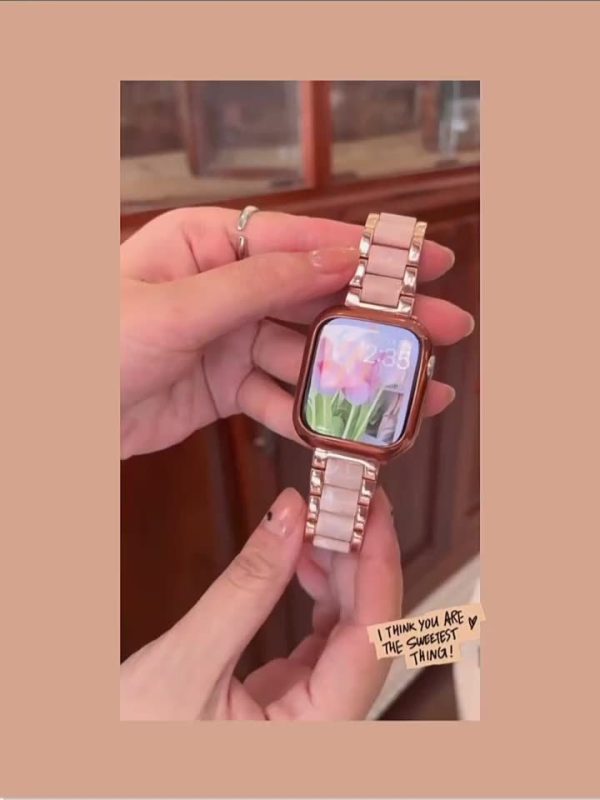 BIIFAKOO - New Resin Splicing For Ultra Series 10 9 8 7 SE 6 5 4 3 2 1 Compatible Apple Watch Strap 38mm 40mm 41mm 42mm 44mm 45mm 46mm 49mm With Meter Splitter - Image 15