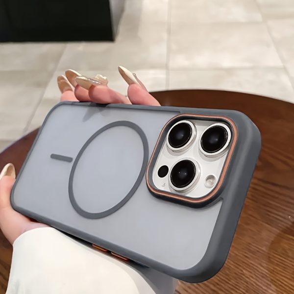 Luxury Transparent Matte Magnetic Case for iPhone 16 15 14 13 12 11 Pro Max Color Bumper Shockproof Magnet Wireless Charge Hard Acrylic Back Cover - Image 6