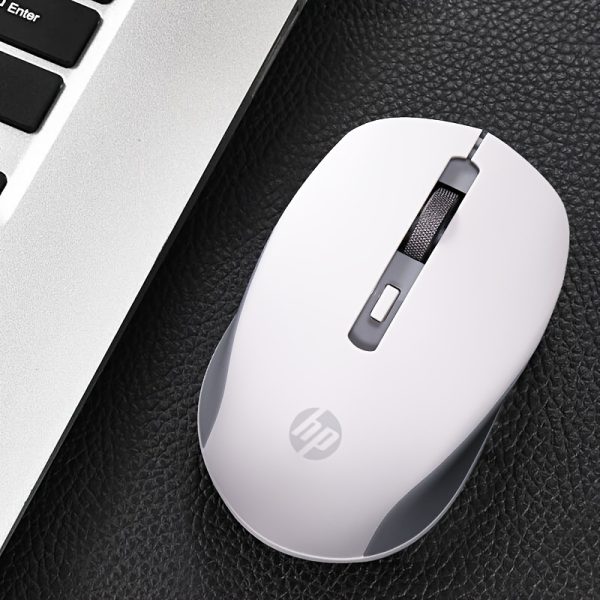 HP S1000 PLUS Wireless Mouse - Ultra-Slim, Adaptive Ergonomic Design, 2.4GHz Wireless Connectivity, 3 DPI Settings, Quiet Click, Plastic Body, Ambidextrous - Ideal for Gaming & Office Use, Mouse Movement Smoothness|Sleek Appearance|Wireless Connectivity - Image 5