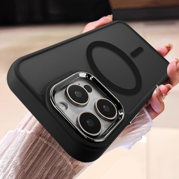 Luxury Magnetic Wireless Charging Phone Case for iPhone 16 15 14 13 12 11 Pro Max Plus Matte Translucent Hard PC Armor Shockproof Camera Lens Protection Cover - Image 10
