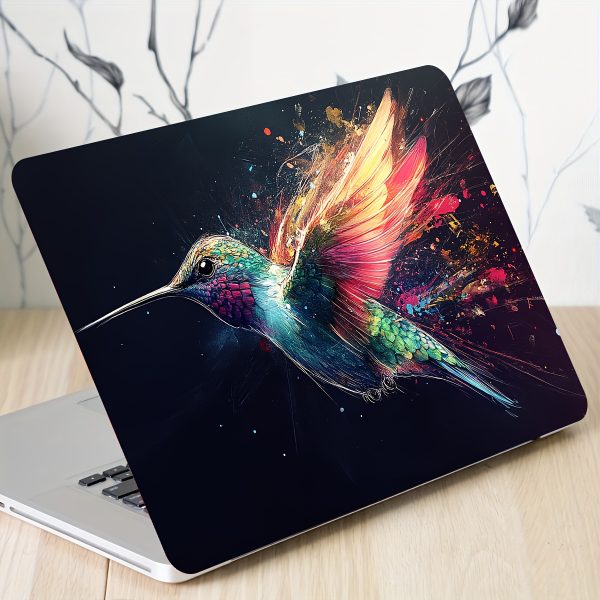 Vinyl Laptop Case Hummingbird Sticker, 2pcs/set, Scratch-Proof DIY Art Protective Case, Suitable for Laptop - Easy to Paste and Durable Design Suitable for Laptop, Car, Helmet, Motorcycle, Refrigerator Decoratio