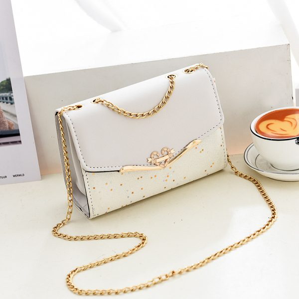 Fashionable New Women'S Shoulder Bag. This One Is a Crossbody Bag with Six Color Options to Choose From. It Is Fashionable Bohemian Beige PU Crossbody Bag with Tassel Charm - City Style Flip-Top Shoulder Bag with Metal Chain And, Lightweight And Convenient, Suitable for Shopping, Office, College, Travel - Women, Occasions, Lovers' Ideal Gift for Valentine'S Da - Image 9