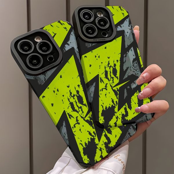 Green Graffiti Phone Case for iPhone 15/15Plus/15Pro/15ProMax, iPhone 14/14Plus/14Pro/14ProMax, iPhone 13/13Pro/13ProMax, iPhone 12/12Pro/12ProMax, iPhone 11/11/11Pro Max/iPhone 7/8/iPhone x/xs, Dirt-resistant, High-looking, Popular - Image 6